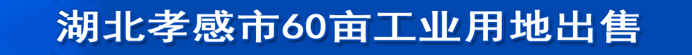 湖北孝感市工业用地60亩出售1500万