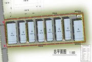 独栋单层钢结构，层高13米，送牛腿