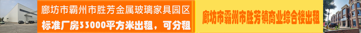 廊坊霸州市胜芳金属玻璃家具园区厂房，综合楼出租